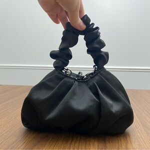 Wild Fable Black Ruched Mini Bag